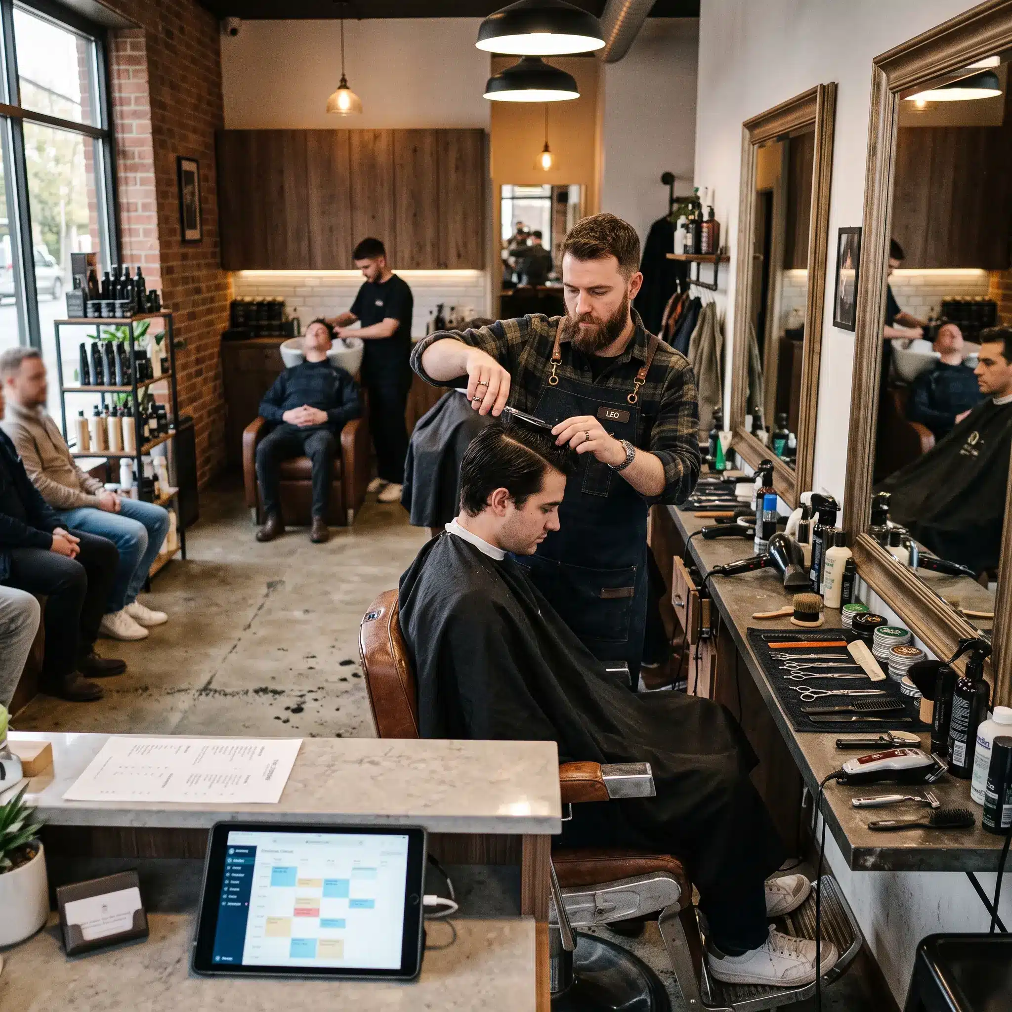 Friseur Website Online Terminbuchung Local SEO Preisliste Google Unternehmensprofil Instagram TikTok Flyer Gutscheine Kundenkarten und IT-Support